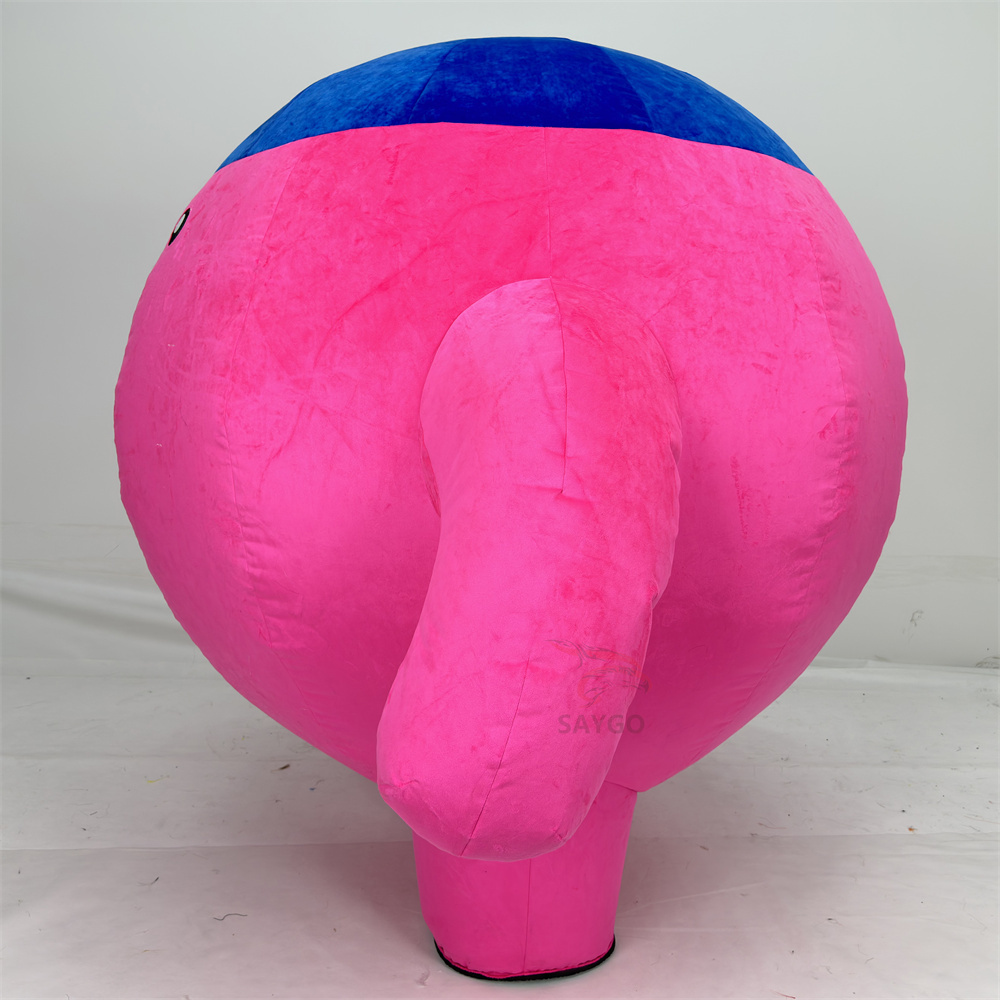 Pink Disco Ball Mascot Costume Inflatable Kirby Ball Costumes Soccer/Golf/Basketball/Mascot Clothes Sale Cosplay Dress