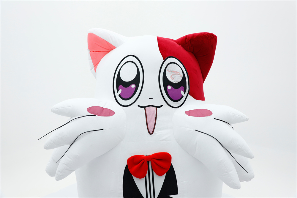 Efun Custom Orange Cat Mascot Costume Adult Size Animal Cosplay Inflatable for Easter/Halloween