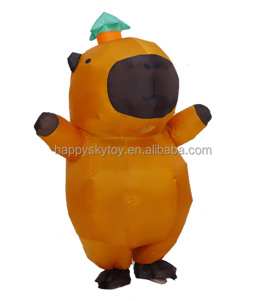 Wholesale Cheap Nylon Capybara Mascot Costume for Adult Inflatable Capybara Costumes Suit Clothes