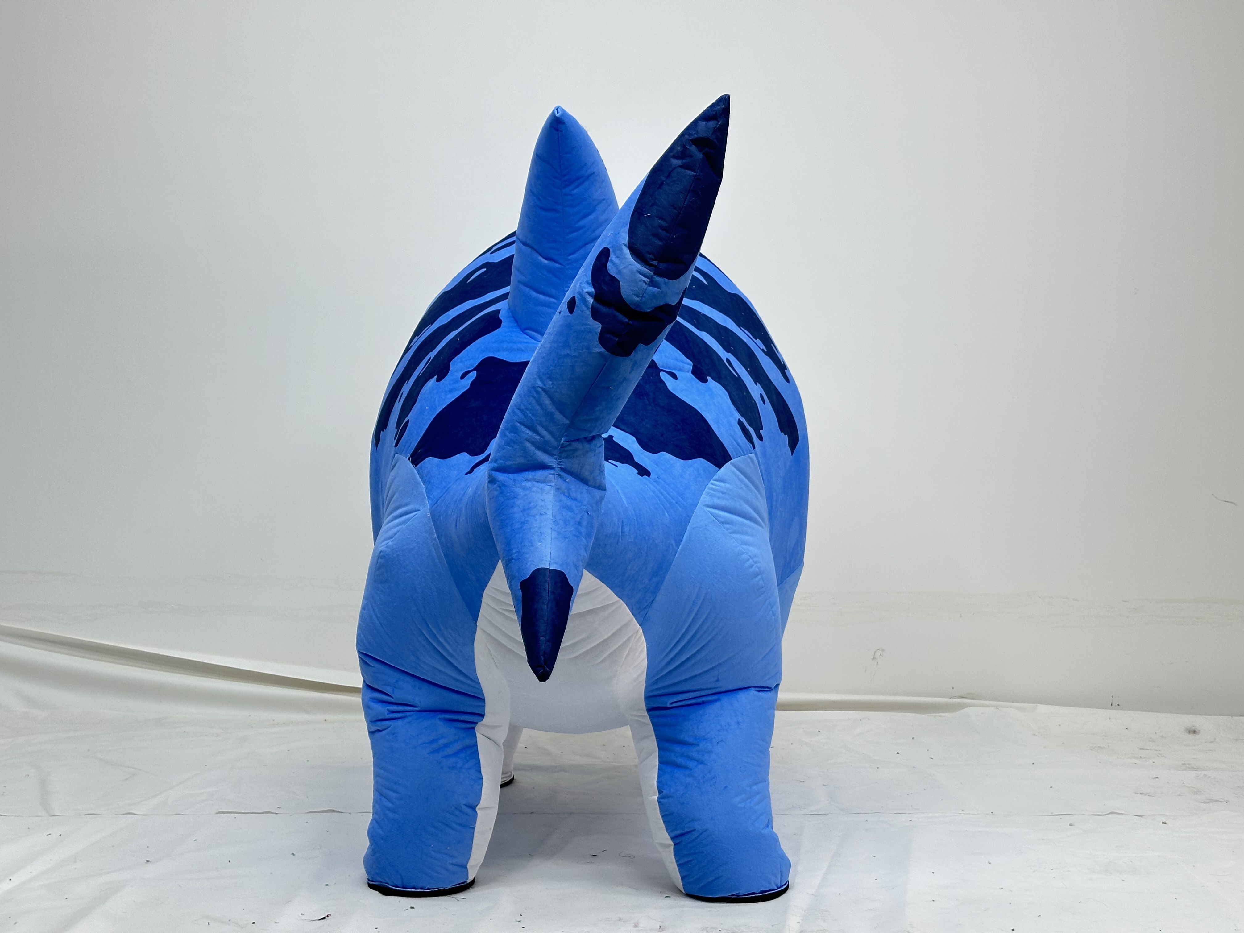 Walking Effect Adult Inflatable Shark Costume for Entertainment 2m Giant Shark Fancy Dress Costume Sale