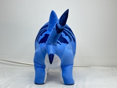 Walking Effect Adult Inflatable Shark Costume for Entertainment 2m Giant Shark Fancy Dress Costume Sale