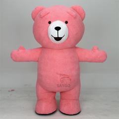 Inflatable Teddy Bear Costume Mascot for Adults Unisex Halloween Party Beer Theme