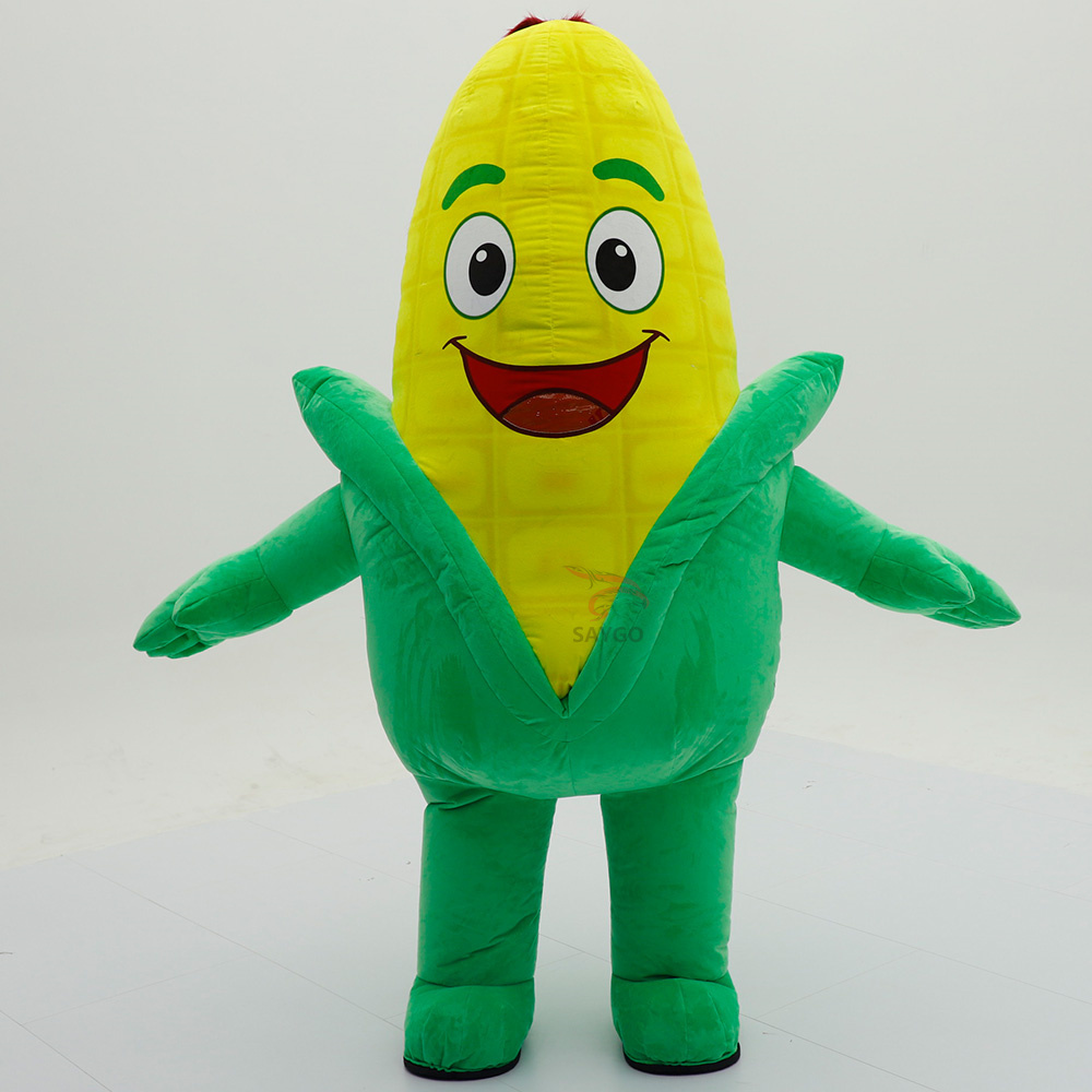 Custom Corn Cartoon Vegetable Anime Cosplay Mascot Costume for Carnival Fancy Dress Mascotte Halloween Party Performance