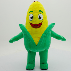 Custom Corn Cartoon Vegetable Anime Cosplay Mascot Costume for Carnival Fancy Dress Mascotte Halloween Party Performance