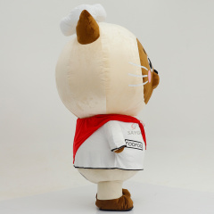 Cusom Cook Cat Chef Inflatable Mascot Costume for Advertisement Business 2.2m 2.6m Inflatable Chef cat Mascot Costume with Brand logo,Big Mascot,Brown cat Chef Inflatable Mascot Costume for Advertisement Business 2.2m 2.6m Inflatable Chef cat Mascot Costume with Brand logo