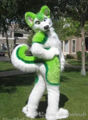 Hot Sale Popular Party Dress Cute Long Plush fox Mascot Costume Inflatable Giant Mascot Costume