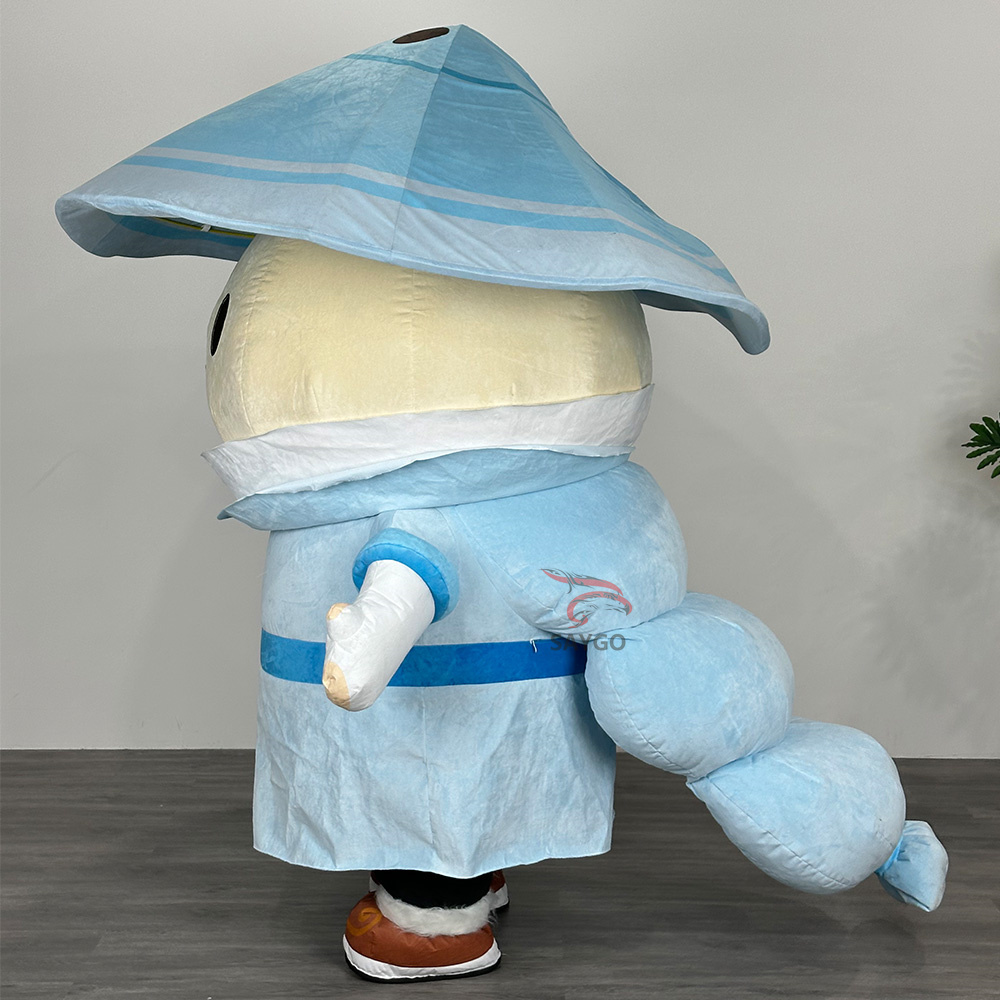 Inflatable Mascot Costume Scarecrow Man for Adults Cosplay Wear Outside 2m/2.6m Scarecrow Inflatable Clothing Suit Sale