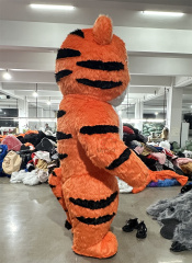 Cute Hot Selling Large Size Cartoon Lovely Animal Furry Inflatable Tiger Mascot Costume for Amusement Park