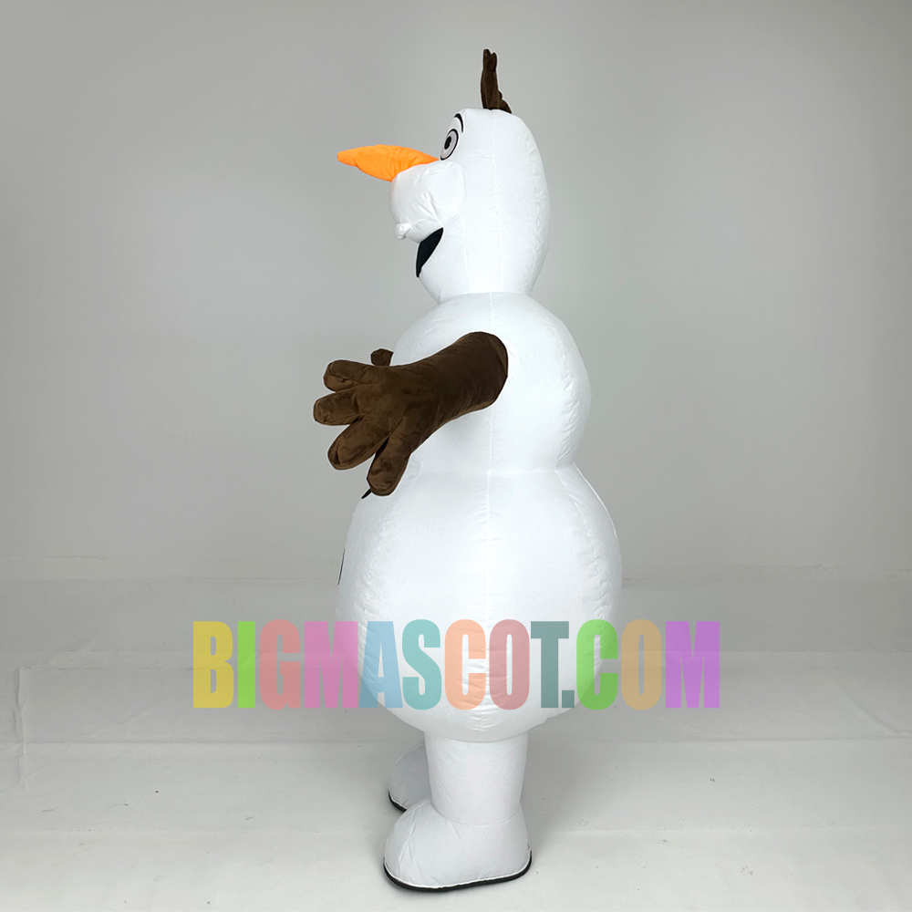 Frozens' Olaf Mascots Costumes 2m Fabric Inflated Movie Character Snowman Olaf Costumes for Comic-con Walking Show