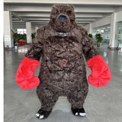 High Quality Inflatable 2m/2.6m Realistic Walking Inflatable Christmas Clothing Elephant Mascot Costume