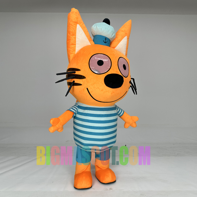 Unisex CE Certified Inflatable Cat Walking Animal Mascot Costume Plush Cartoon Character Kitty for Adults