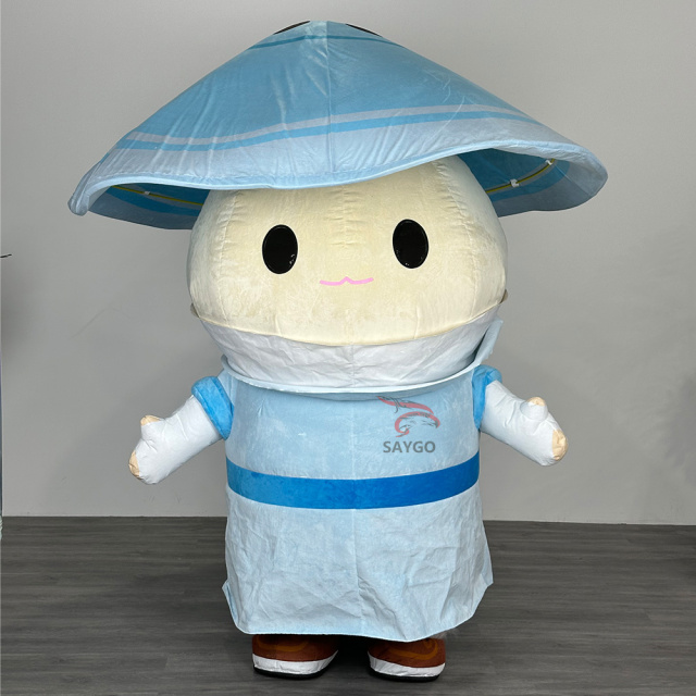 Inflatable Mascot Costume Scarecrow Man for Adults Cosplay Wear Outside 2m/2.6m Scarecrow Inflatable Clothing Suit Sale