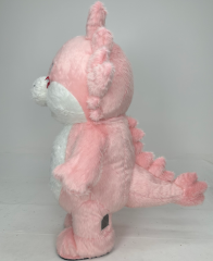 Pretty Quality Furry Plush Dragon Mascot Costume for Adults Cosplay Wear 2.2/2.6m Performance Inflatable Dragon Mascot Costumes