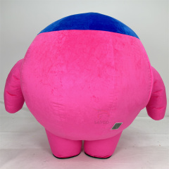 Pink Disco Ball Mascot Costume Inflatable Kirby Ball Costumes Soccer/Golf/Basketball/Mascot Clothes Sale Cosplay Dress