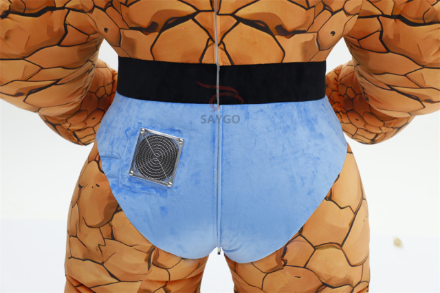 Huge Man Mascot Costume 2m 2.6m Inflatable Man Dolls Plush Man Costumes Giant Titan for Sale