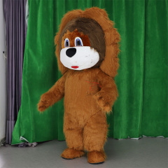 High Quality Inflatable 2m Realistic Walking Inflatable Christmas Clothing Lion Animal Mascot Costumes