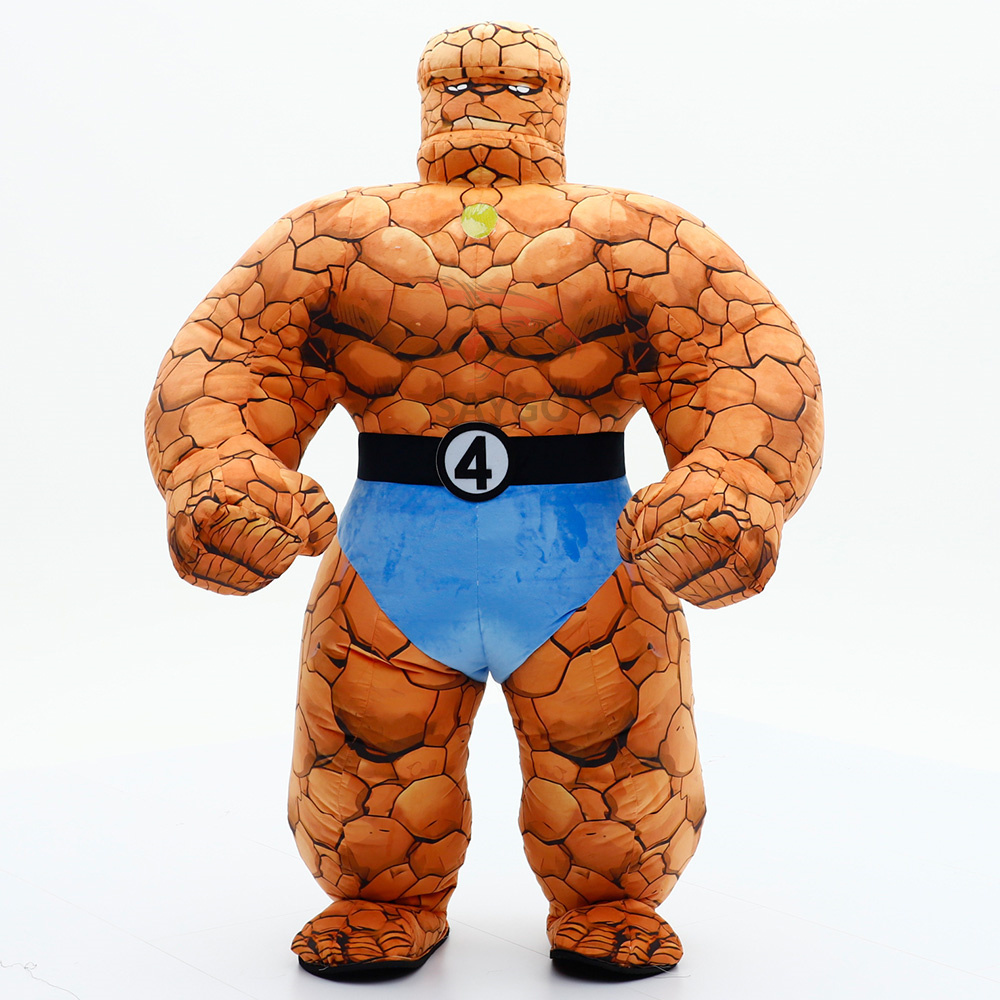 Huge Man Mascot Costume 2m 2.6m Inflatable Man Dolls Plush Man Costumes Giant Titan for Sale