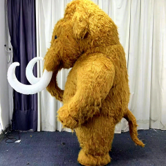 3m Majestic Mammoth Mascot Costume for Adults Inflatable Mammoth Manny Mascot in Ice Age Character