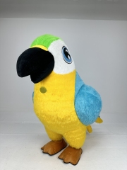 Cosplay Festivals Halloween Inflatable Cartoon Doll XL Mascot Costume Unisex Giant Blue Parrot Performance Adults Event