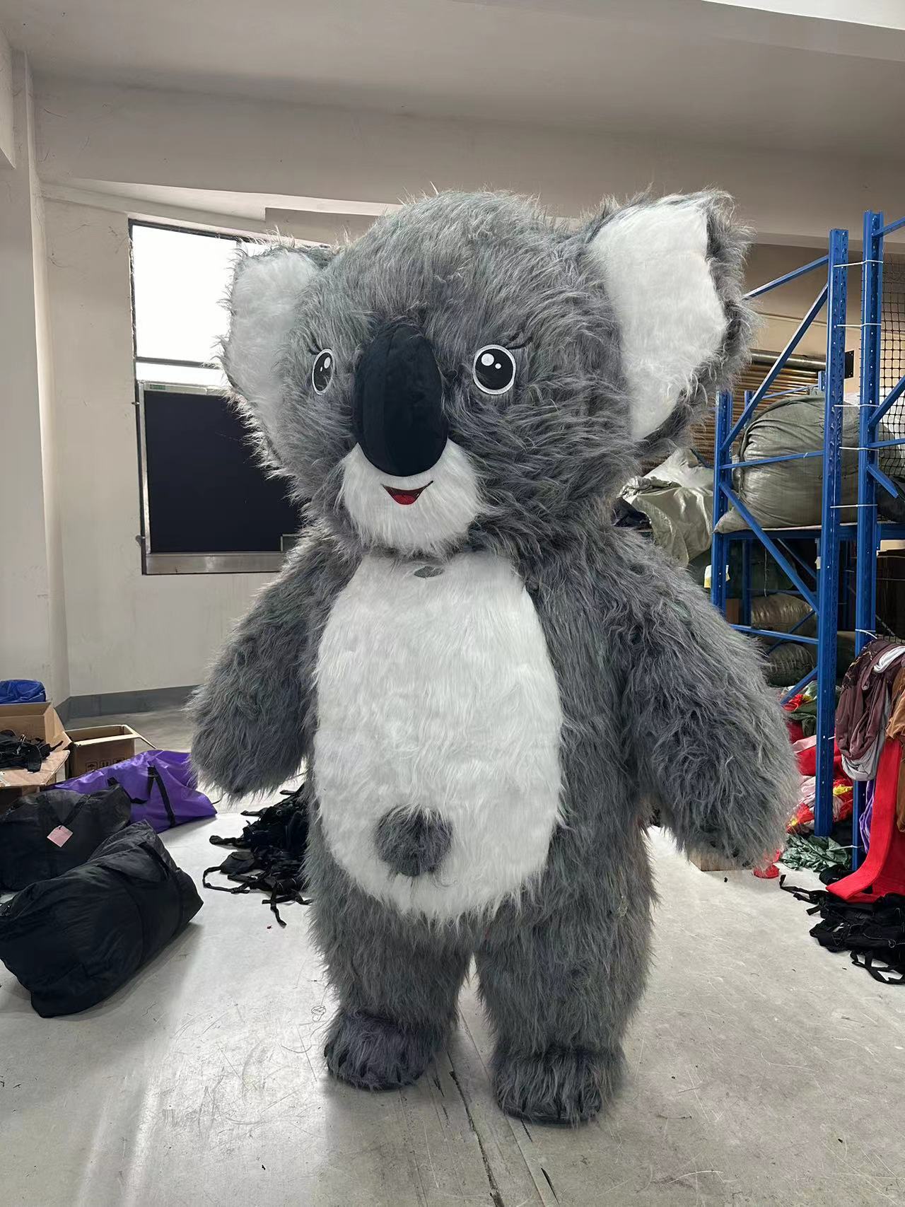 Smile Gentle Koala Mascot Costume for Adults Cosplay Party Dress 2m 2.6m Inflatable Koala Mascot Costume Clothes Sale
