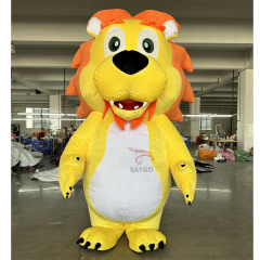Dralion Chinese Dance Lion Mascot Costume 2m Inflated Traditional China Lion Costume Suits for Events Rental