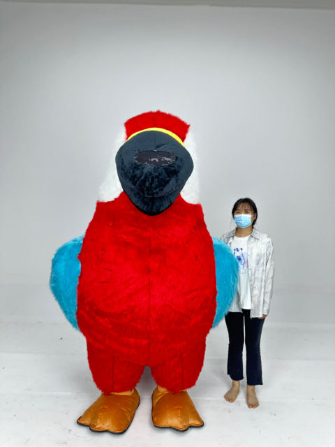 High Quality Custom Mascot Inflatable Cartoon Adult Cosplay Festival Halloween Christmas Holiday Character Parrot Mascot Costume,Big Mascot,High Quality Custom Mascot Inflatable Cartoon Adult Cosplay Festival Halloween Christmas Holiday Character Parrot Mascot Costume