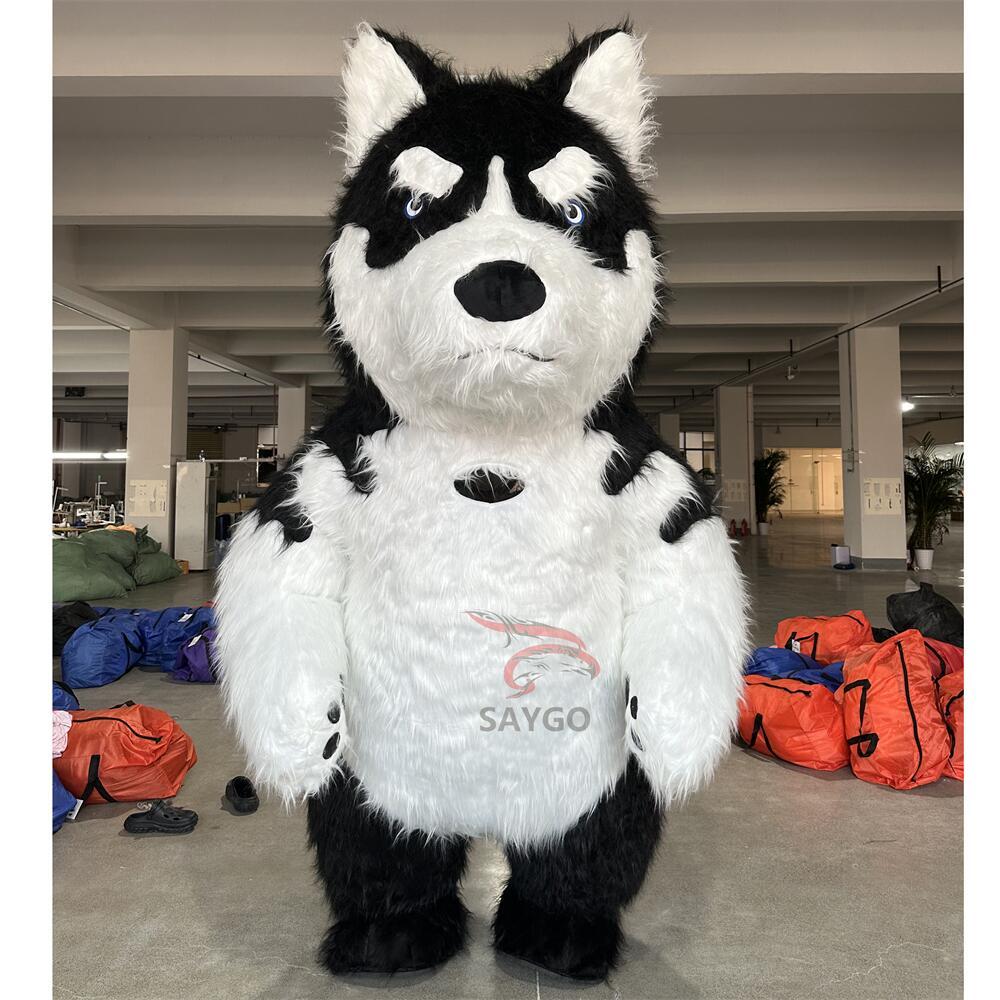 Strong Huskey Dog Mascot Costume Chase Skye Dog Customization for Adults Walking Fun 2.6m