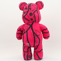 OEM Giant Red Inflatable VIOLENT Bear Mascot Costume Mascotte Animal Cosplay Panda Bear Fursuit Cosplay Furry Suit for Adult