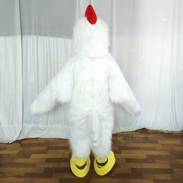 Hot Sale Popular Party Dress Cute Long Plush Rooster Mascot Costume Inflatable Giant Mascot Costume