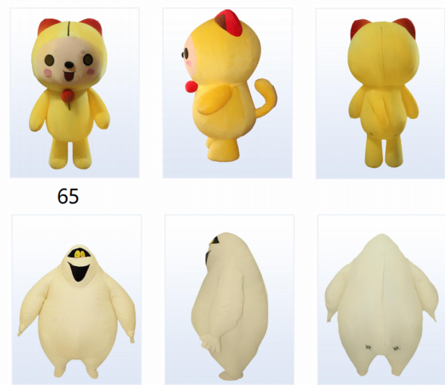 Plush Ghost  Mascot Costume Anime Cosplay Clothes for Adults Wear 2.2m 2.6m Ghost Party Dresses Inflatable Mascot Costume Sale