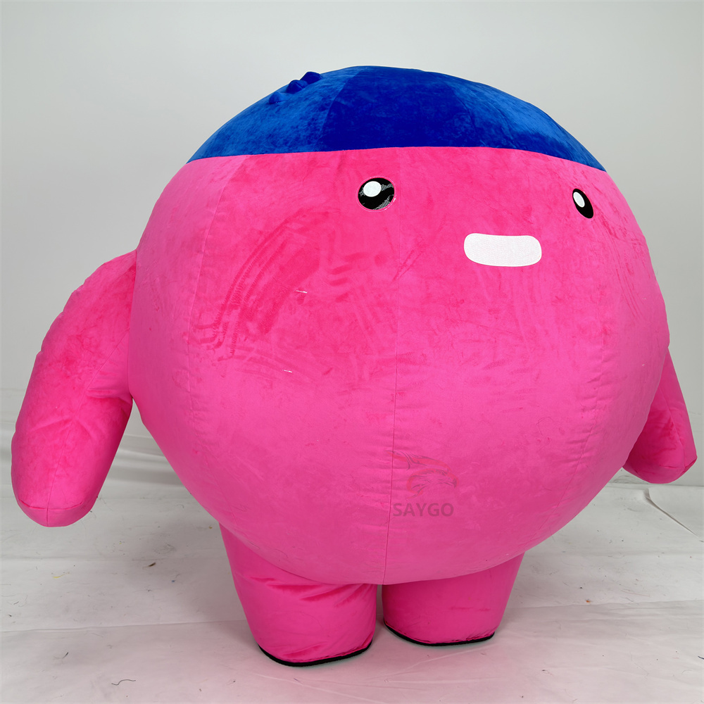 Pink Disco Ball Mascot Costume Inflatable Kirby Ball Costumes Soccer/Golf/Basketball/Mascot Clothes Sale Cosplay Dress