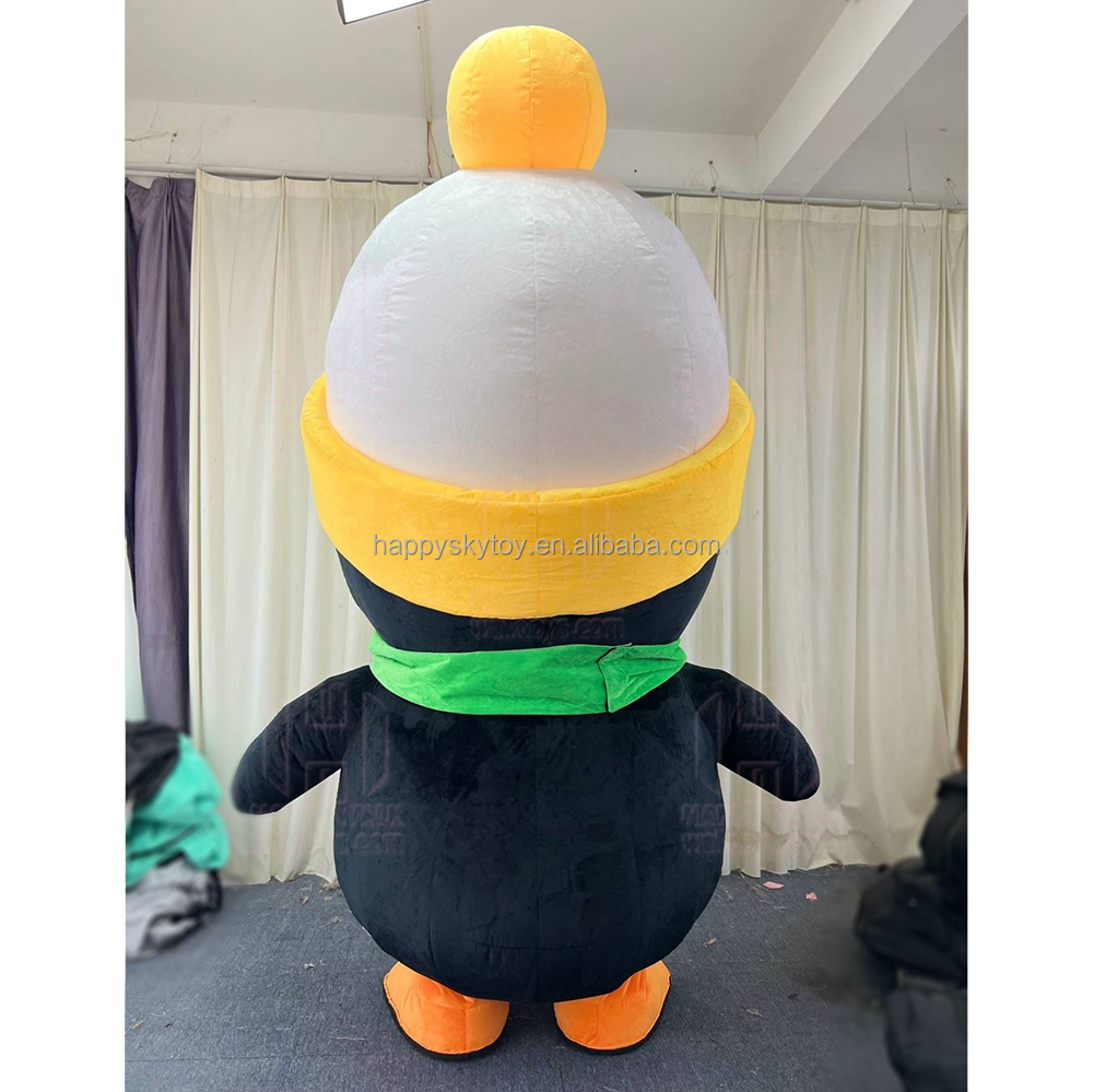 Walking Inflatable Penguin Plush Costume Inflatable Mascot Costume