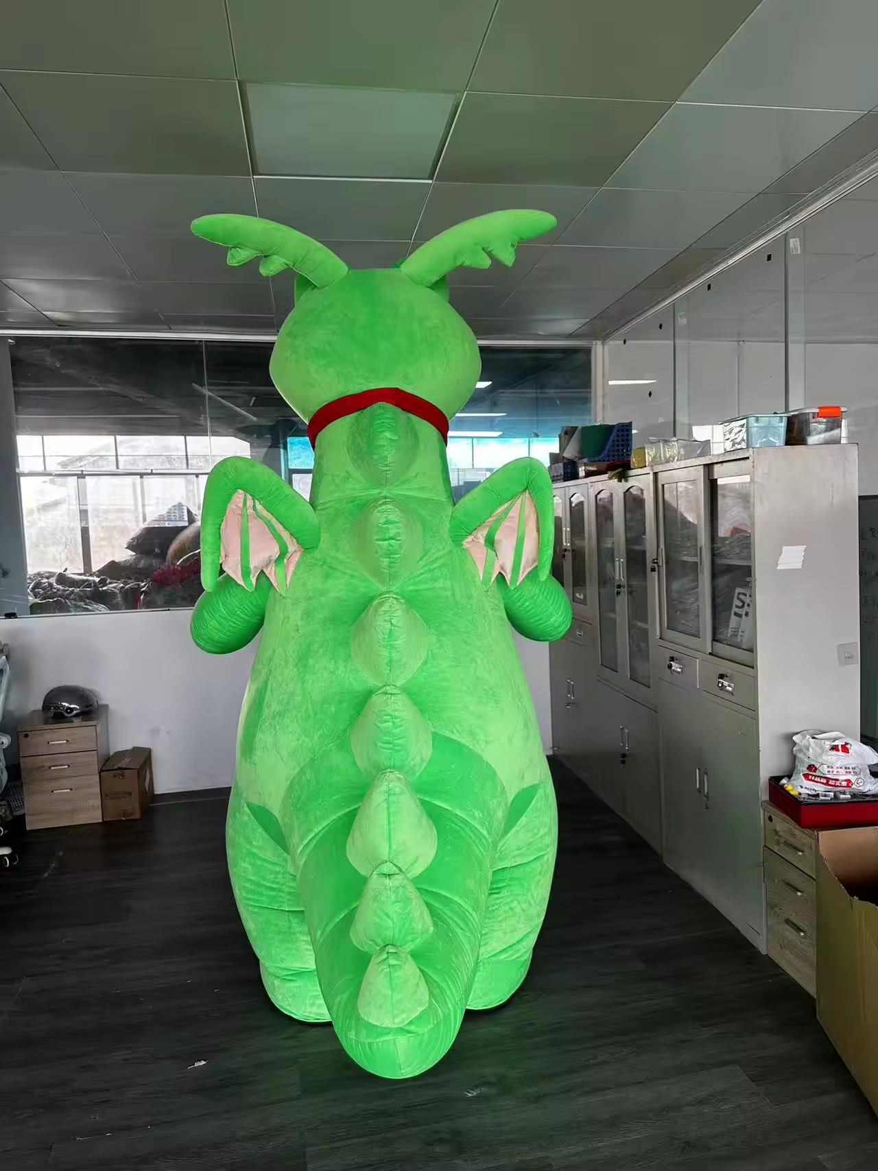 Plush Inflatable Crocodile Dinosaur Dragon Mascot Costume Fursuit Macotte Christmas Cosplay Halloween for Adult 2m/2.6m