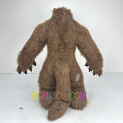 Wolf Animal Carnival Dress Suit Fur Costume Inflatable Mascot Costume for Christmas Plush Furry Party Wolf Mascot