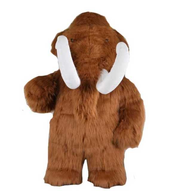 Furry Dress Animal Adult Mammoth Inflatable Mascot Costume Fursuit Primigenius Promotion