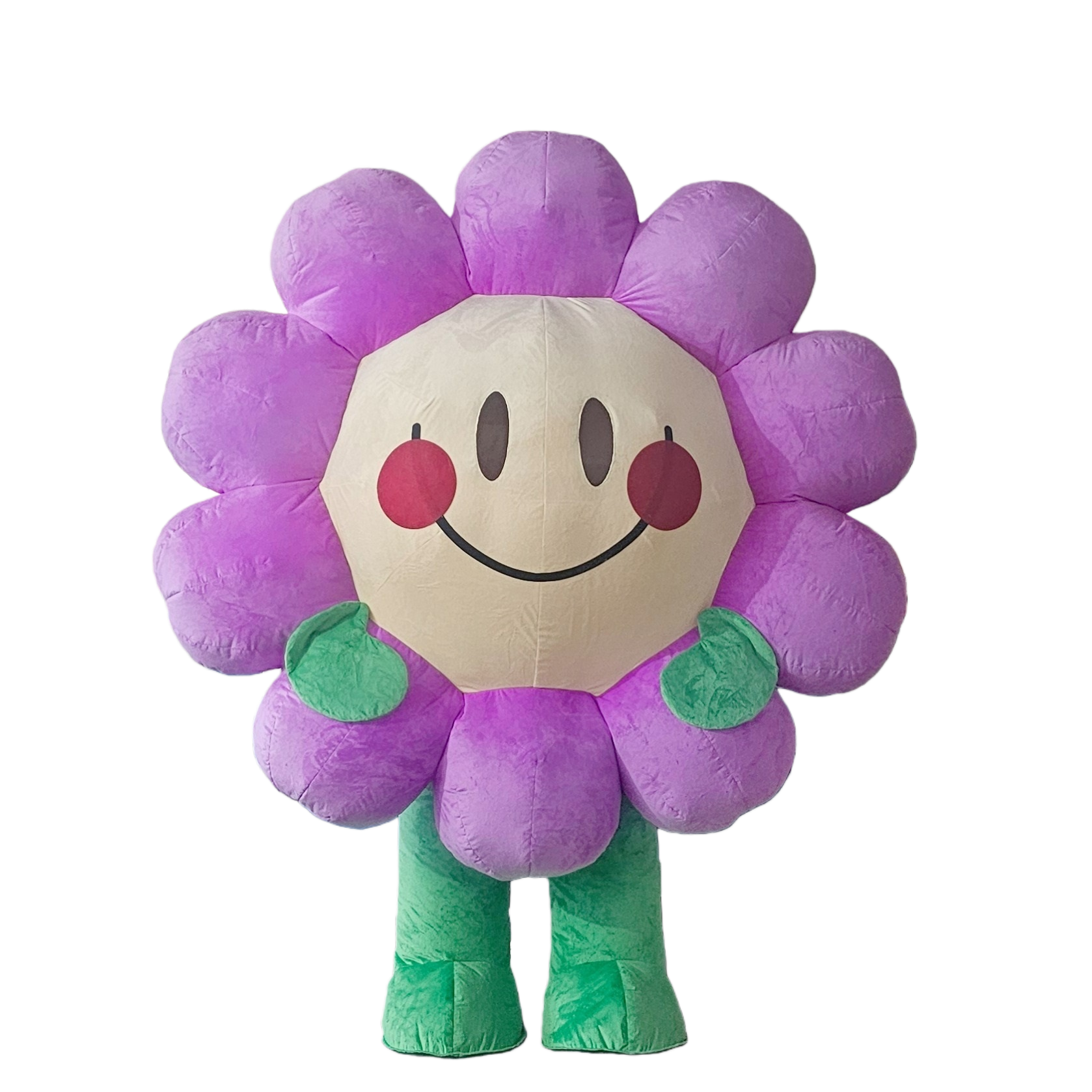 Custom Beautiful Flower Inflatable Mascots Costumes for Parade Walking Outside 2.2m Flower Inflatable Clothing Stage Dress