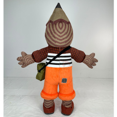 Strange Creative Design Human Wear Inflatable Mascot Costumes Pencil Man 2m 2.6m Height Inflatable Man Clothing Suit Rental