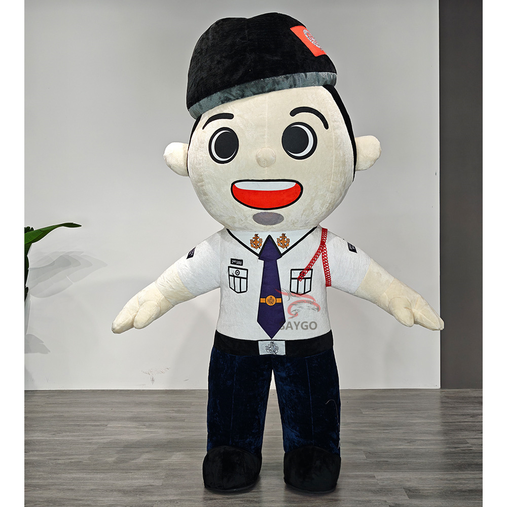 Inflatable White Animal Cartoon Robot Mascot Costume LED Halloween Adult Unisex Sale