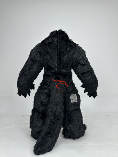 Factory Price Giant White Black Grey Wolf Inflatable Mascot Costume Commercial Walking Adults Party Dress for Event