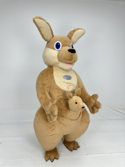 High Quality Giant Inflatable Kangaroo Mascot Costume for Baby Popular Halloween Party Outdoor Advertising Cosplay Durable Years