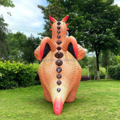 Happy Sky Inflatable Dragon Costume-Adult Unisex PVC Realistic Moving Walking Advertising Mascot for Easter/Halloween
