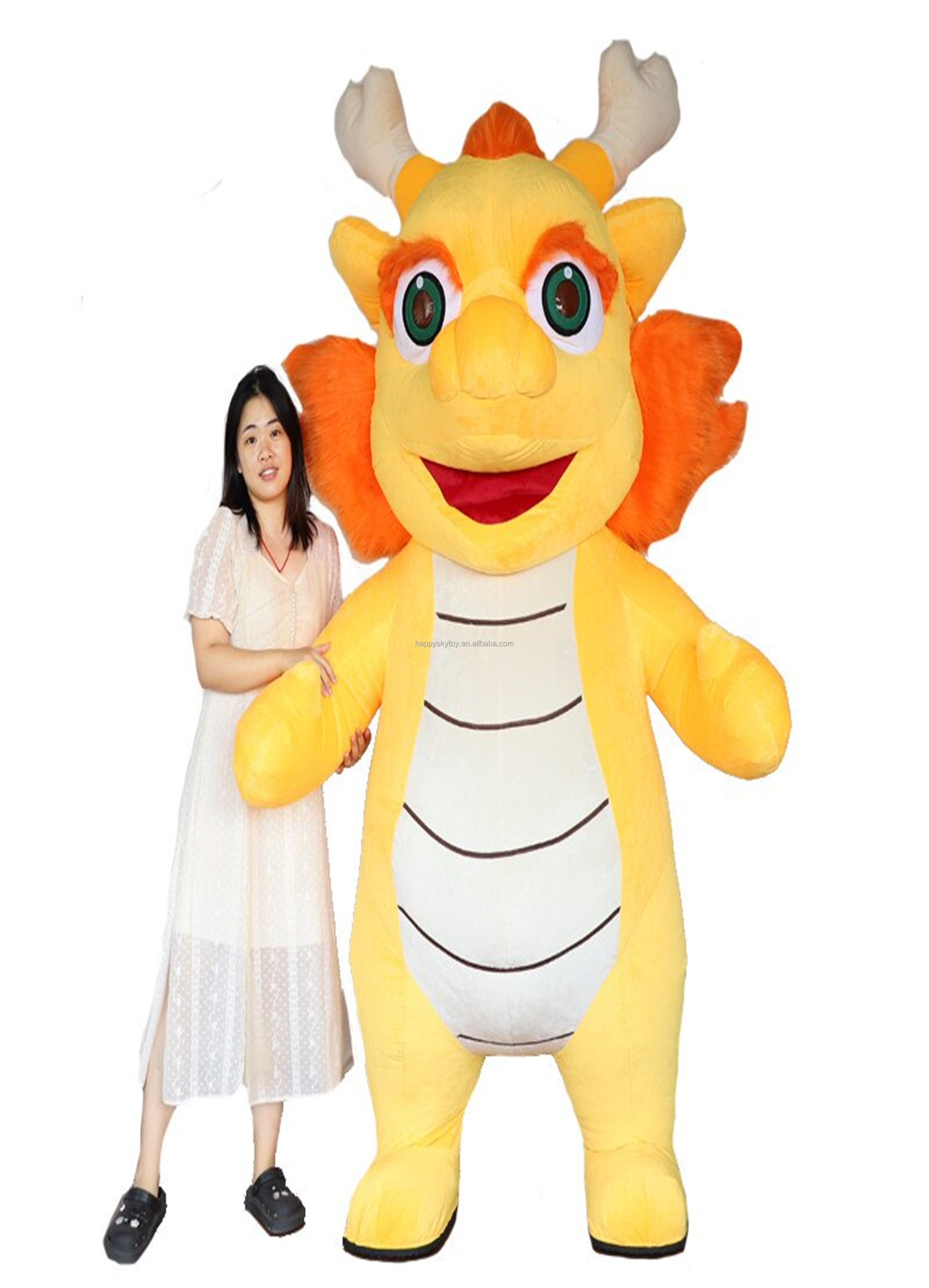 Dinosaur Custom Made New Design Animal Shaped Advertising Walking Inflatable Dragon Mascot Costumes for Promotion