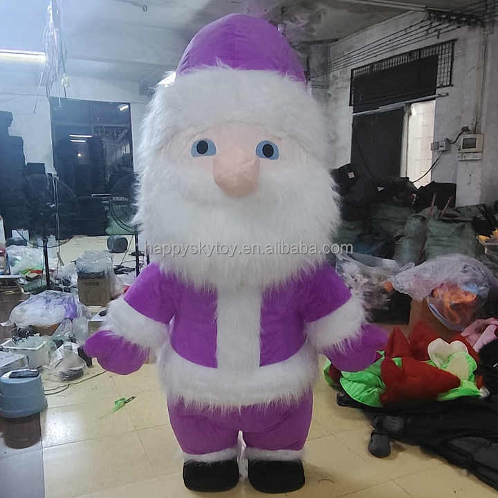 Custom Made Santa Costume Cartoon Character Adult Christmas Mascot Costume Carnival Fancy Dress