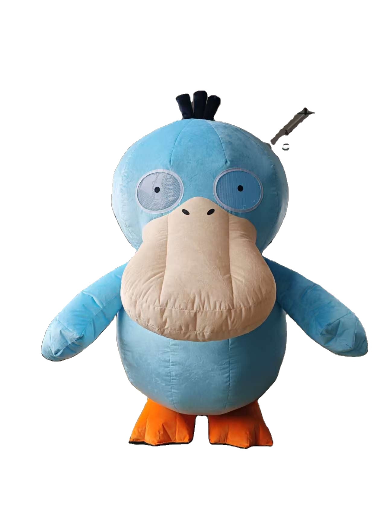 Parade Walking Cosplay Costumes 2.2m 2.6m Psyduck Inflatable Platypus Mascots Suit for Events Advertisement Performance