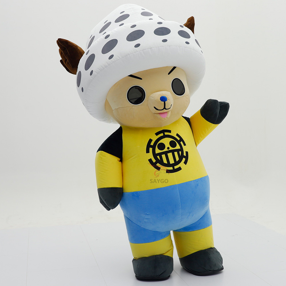 Carnival Christmas Anime Cosplay Costumes Tony Chopper Inflatable Suits for Events Rental 2.2m Chopper Mascot Costumes Sale