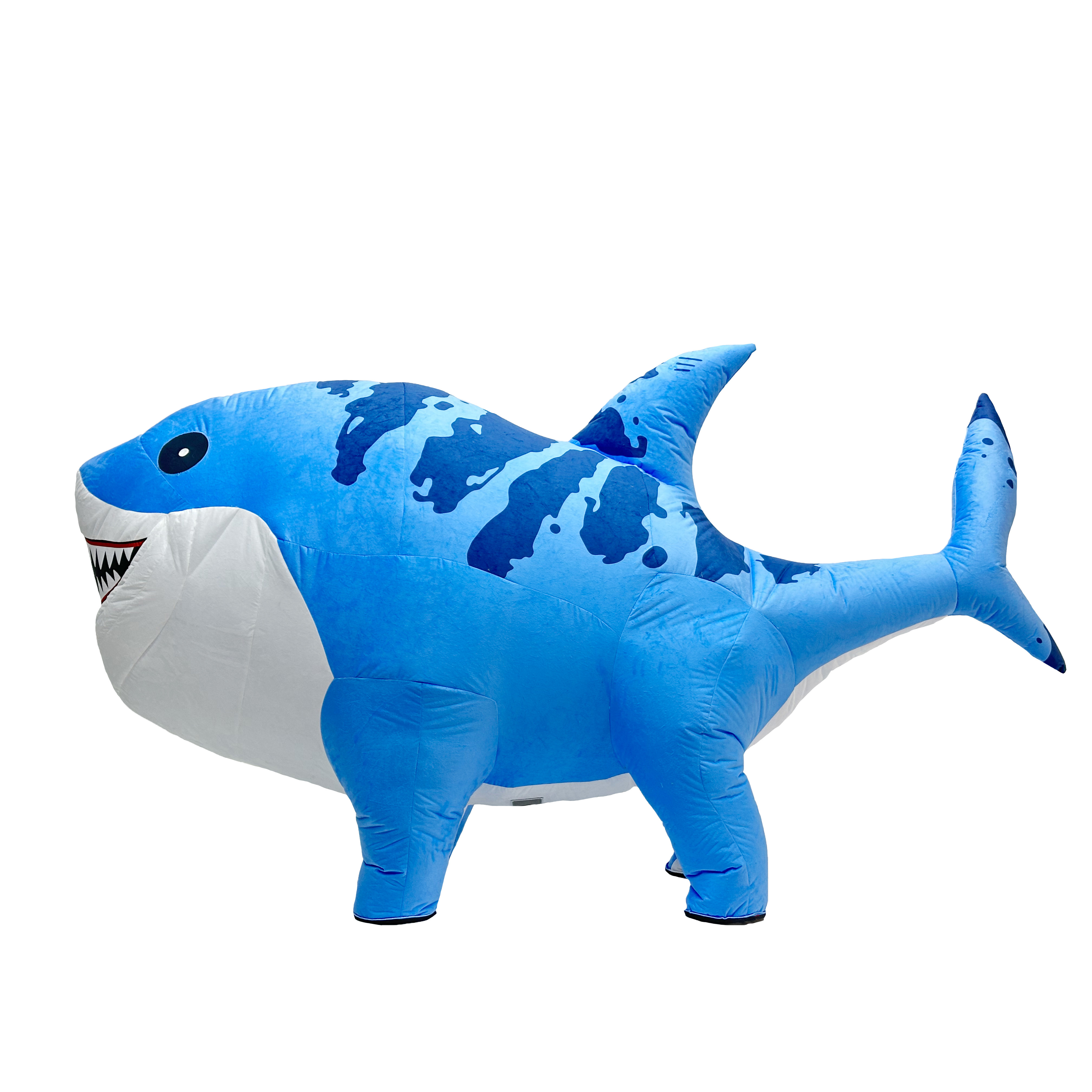 4 Legs Inflatable Animal Shark Mascot Costume Halloween Cosplay Cosplay Party Air Blow-up Deluxe Costume Adult