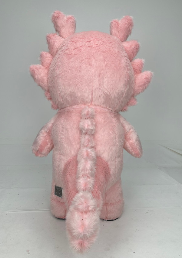Pretty Quality Furry Plush Dragon Mascot Costume for Adults Cosplay Wear 2.2/2.6m Performance Inflatable Dragon Mascot Costumes