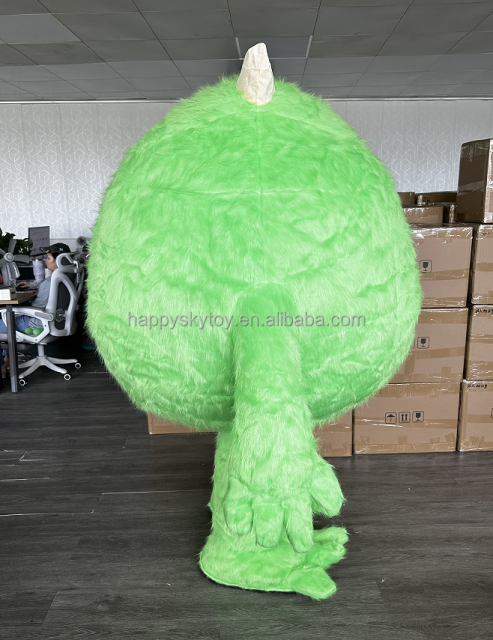 Hot Sale Unisex Sully Green Mascot Costume Inflatable Monsters Inc Adult Cartoon Character for Advertising Activity Rental