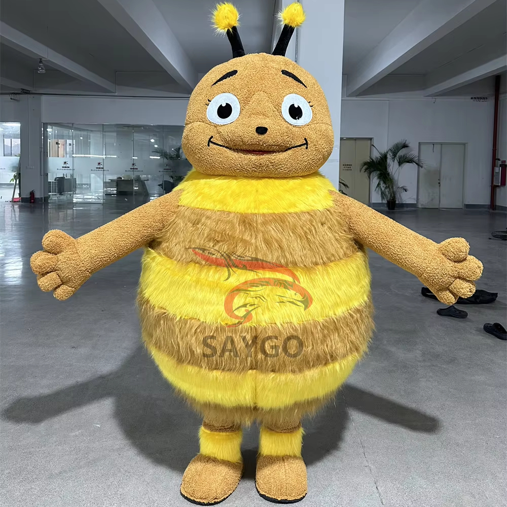 Unisex Adult Funny Inflatable Bee Costume Halloween Halloween Costume Hand Drawn Printing for Kids Cosplay or Funny Party