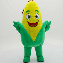 Custom Corn Cartoon Vegetable Anime Cosplay Mascot Costume for Carnival Fancy Dress Mascotte Halloween Party Performance